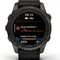 Смарт-годинник Garmin Fenix 7S Pro Sapphire Solar Carbon Gray Titanium with Black Silicone (010-02776-54)