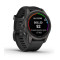 Смарт-годинник Garmin Fenix 7S Pro Sapphire Solar Carbon Gray Titanium with Black Silicone (010-02776-54)