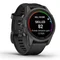 Смарт-годинник Garmin Fenix 7S Pro Sapphire Solar Carbon Gray Titanium with Black Silicone (010-02776-54)