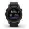 Смарт-годинник Garmin Fenix 7S Pro Sapphire Solar Carbon Gray Titanium with Black Silicone (010-02776-54)