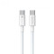 Кабель WK WDC-182 USB Type-C - USB Type-C (M/M), 1 м, 100 W, White (6941027632017)