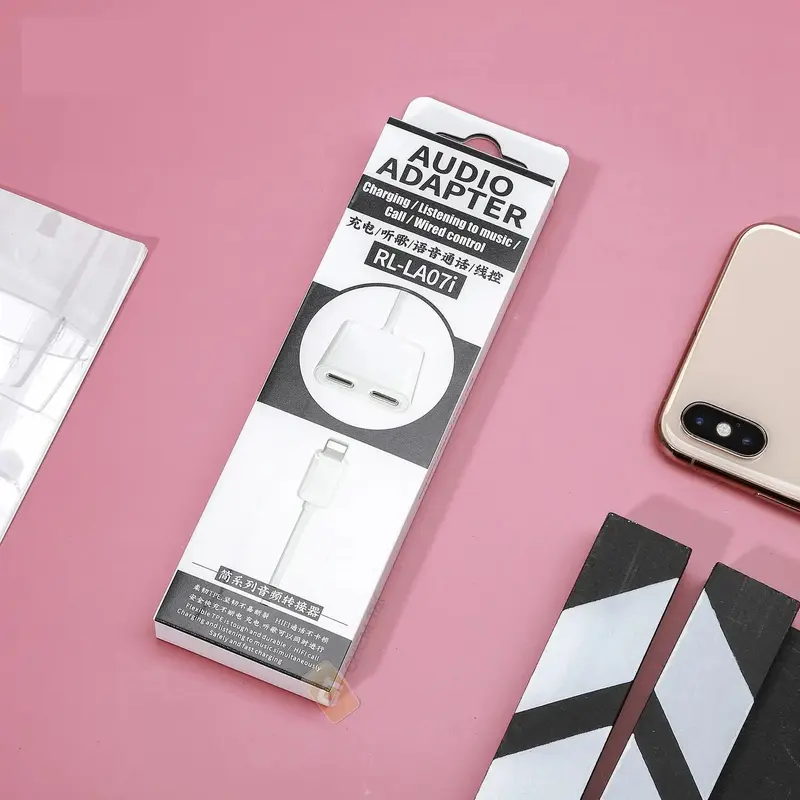 Адаптер Remax RL-LA07i Concise 2-in-1 Lightning - 2xLightning (M/F) White (6972174150529) Адаптер Remax RL-LA07i Concise 2-in-1 Lightning - 2xLightning (M/F) White (6972174150529)