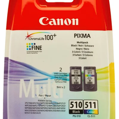 Картридж CANON (PG-510/CL-511) Pixma MP240/250/260/270/272/280/MX320/330 Multipack (2970B010)