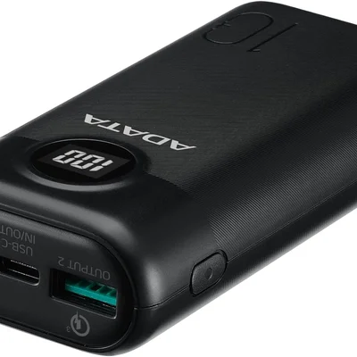 Універсальна мобільна батарея A-DATA P10000QCD 10000mAh Black (AP10000QCD-DGT-CBK)