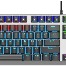 Клавіатура Aula Mechanical F2066-II KRGD blue rainbow backlit (6948391234526)