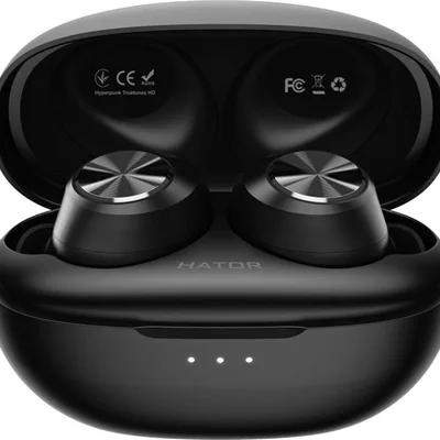 Bluetooth-гарнiтура Hator Hyреrpunk Truetones HD Black (HTA-415)