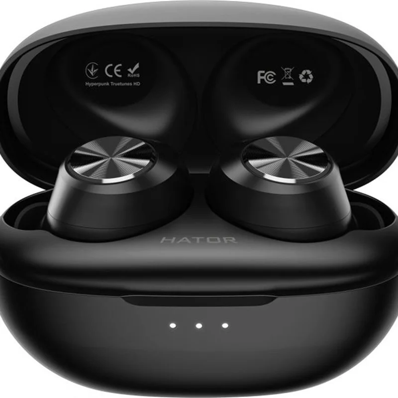 Bluetooth-гарнiтура Hator Hyреrpunk Truetones HD Black (HTA-415)