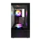 Корпус 1stPlayer Mi7-A-2F2R-1F2 Black без БЖ