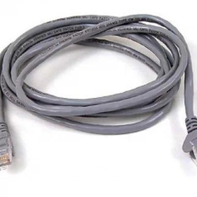 Патч-корд литий, UTP, RJ45, Cat.5e, 2m, сірий