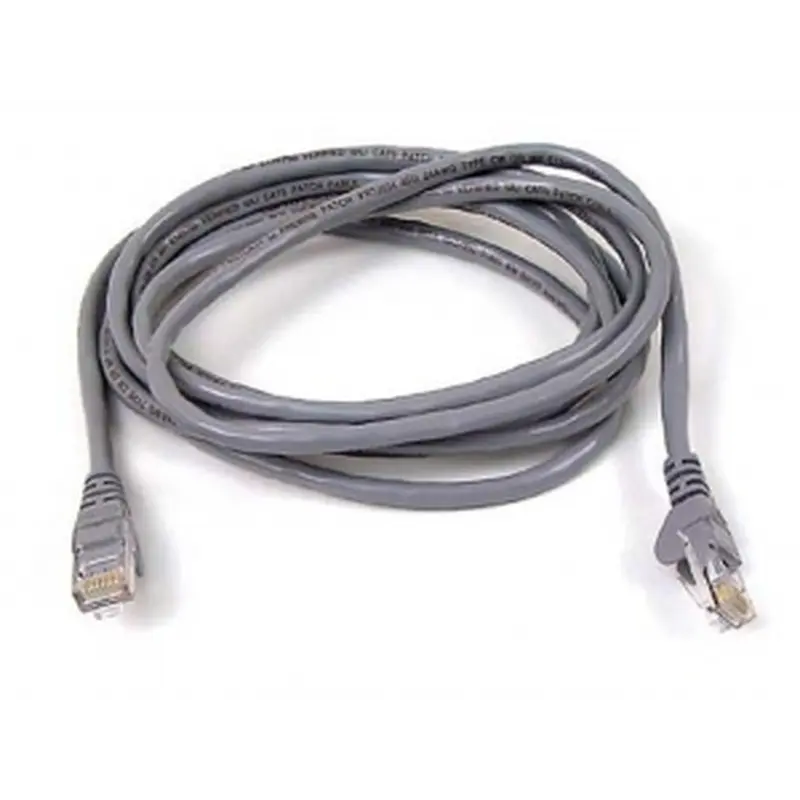 Патч-корд литий, UTP, RJ45, Cat.5e, 2m, сірий