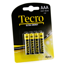 Батарейка Tecro Ultra Energy AAA/LR03 BL 4 шт