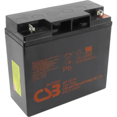Акумуляторна батарея CSB 12V 17AH (GP12170) AGM Акумуляторна батарея CSB 12V 17AH (GP12170) AGM