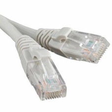 Патч-корд литий, UTP, RJ45, Cat.5e, 15m, сірий