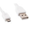 Кабель Cablexpert USB - micro USB V 2.0 (M/M), Premium, 1 м, білий (CCP-mUSB2-AMBM-W-1M)