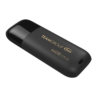 Флеш-накопичувач USB3.1 64GB Team C175 Pearl Black (TC175364GB01)
