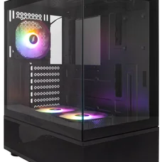 Корпус 1stPlayer Mi7-A-2F2R-1F2 Black без БЖ