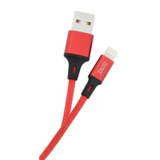 Кабель Tecro USB - Lightning (M/M), 1 м Red (LT-0100RD)