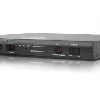 Джерело безперебійного живлення Powercom KIN-1000AP-RM, Lin.int., AVR, 5 х IEC, USB, RJ-11, RJ-45, метал (00210117)