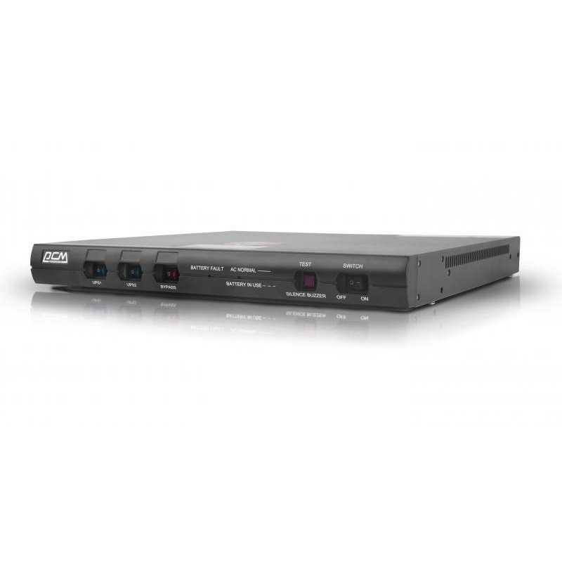 Джерело безперебійного живлення Powercom KIN-1000AP-RM, Lin.int., AVR, 5 х IEC, USB, RJ-11, RJ-45, метал (00210117)