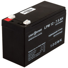 Акумуляторна батарея LogicPower 12V 7.5AH (LPM 12 - 7,5 AH) AGM