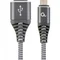 Кабель Cablexpert USB - micro USB (M/M), 2.1 А, преміум, 2 м, сірий (CC-USB2B-AMmBM-2M-WB2)