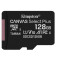 Карта пам`яті MicroSDXC 128GB UHS-I Class 10 Kingston Canvas Select Plus R100MB/s (SDCS2/128GBSP)