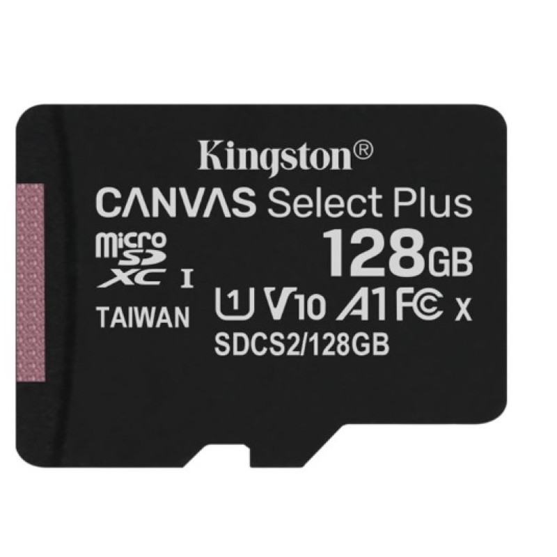 Карта пам`яті MicroSDXC 128GB UHS-I Class 10 Kingston Canvas Select Plus R100MB/s (SDCS2/128GBSP)