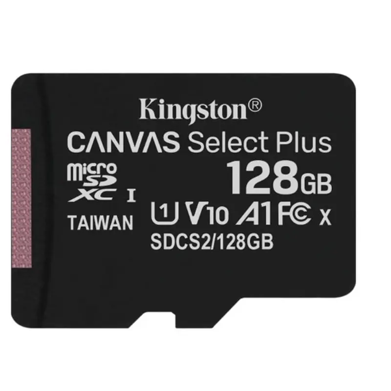 Карта пам`яті MicroSDXC 128GB UHS-I Class 10 Kingston Canvas Select Plus R100MB/s (SDCS2/128GBSP)