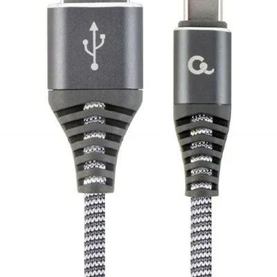 Кабель Cablexpert USB - USB Type-C V 2.0 (M/M), 2 м, сірий (CC-USB2B-AMCM-2M-WB2)