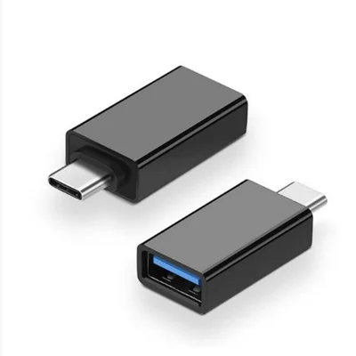 Адаптер Atcom USB Type-C - USB V 3.0 (M/F) Black (11310)