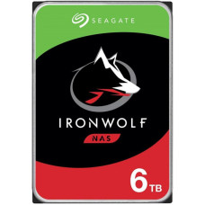 Накопичувач HDD SATA 6.0TB Seagate IronWolf NAS 5400rpm 256MB (ST6000VN001)