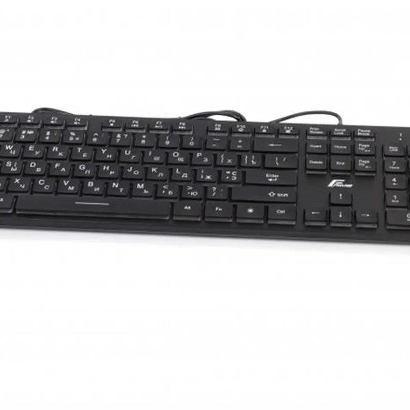 Клавіатура Frime Moonfox 3Color Ukr Black (FLK18210)