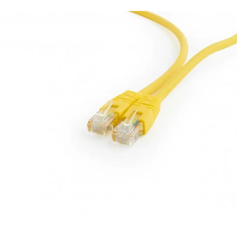 Патч-корд UTP Cablexpert (PP6U-5M/Y) cat.6, літий, 50u штекер із засувкою, 5 м, жовтий Патч-корд UTP Cablexpert (PP6U-5M/Y) cat.6, літий, 50u штекер із засувкою, 5 м, жовтий