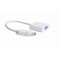 Адаптер Cablexpert DisplayPort - VGA (M/F), 0.15 м, білий (A-DPM-VGAF-02-W) пакет