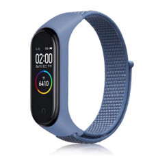 Ремінець BeCover Nylon Style для Xiaomi Mi Smart Band 5/Mi Smart Band 6 Blue (705417)