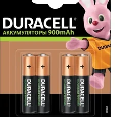 Акумулятор Duracell Recharge DX2400 LSD Ni-MH AAA/HR03 900 mAh BL 4шт