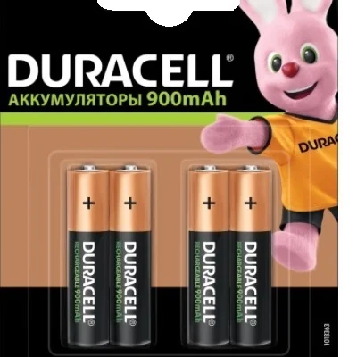 Акумулятор Duracell Recharge DX2400 LSD Ni-MH AAA/HR03 900 mAh BL 4шт