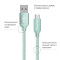 Кабель ColorWay USB - USB Type-C, 2.4 А, 2 м, Mint (CW-CBUC008-MT)