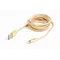 Кабель Cablexpert USB - Lightning (M/M), 1.8 м, золотистий (CCB-mUSB2B-AMLM-6-G) Кабель Cablexpert USB - Lightning (M/M), 1.8 м, золотистий (CCB-mUSB2B-AMLM-6-G)