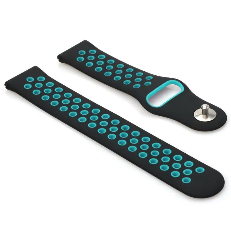 Ремінець BeCover Nike Style для Samsung Galaxy Watch 46mm/Watch 3 45mm/Gear S3 Classic/Gear S3 Frontier Black-Blue (705782) Ремінець BeCover Nike Style для Samsung Galaxy Watch 46mm/Watch 3 45mm/Gear S3 Classic/Gear S3 Frontier Black-Blue (705782)