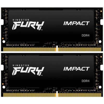 Модуль пам`яті SO-DIMM 2x16GB/2666 DDR4 Kingston Fury Impact (KF426S15IB1K2/32)