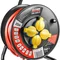 Подовжувач на котушці Stark CRP 2525-P (242000002) 4 розетки, 25 м, чорно-червоний