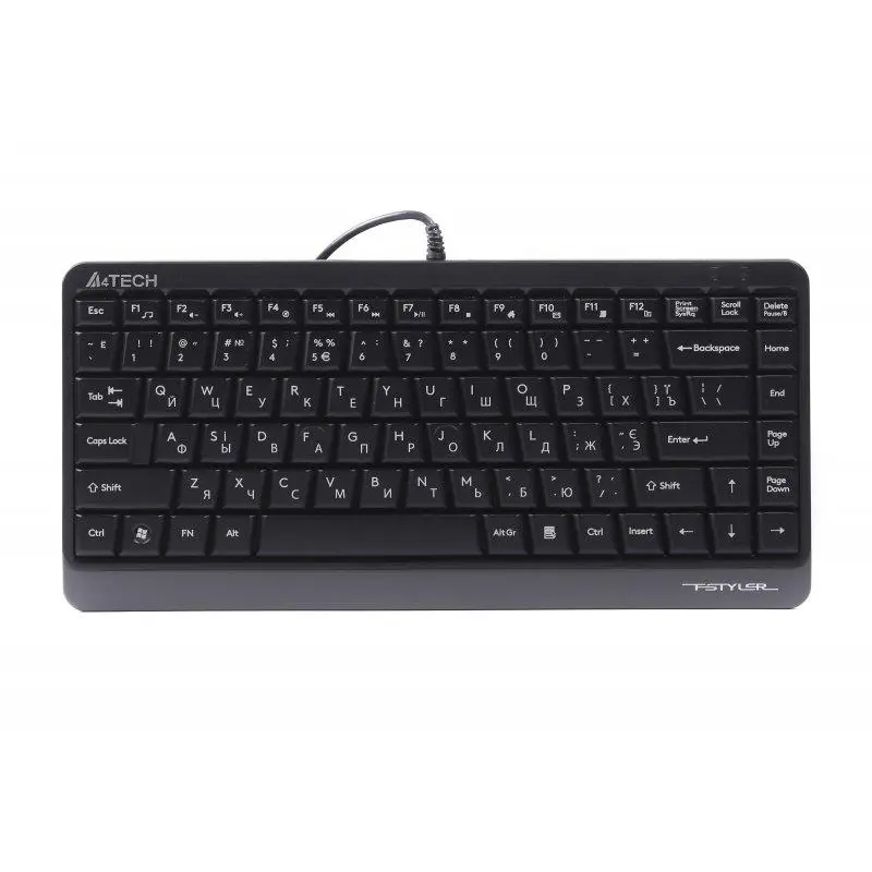 Клавіатура A4Tech Fstyler FKS11 Grey