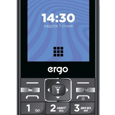 Мобiльний телефон Ergo E281 Dual Sim Black