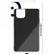 Чохол-накладка Armorstandart Matte Slim Fit для Apple iPhone 12/12 Pro Black (ARM57393)