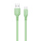 Кабель ColorWay USB - micro USB (M/M), soft silicone, 2.4 А, 1 м, Green (CW-CBUM042-GR)