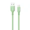 Кабель ColorWay USB - micro USB (M/M), soft silicone, 2.4 А, 1 м, Green (CW-CBUM042-GR)