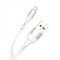 Кабель SkyDolphin S06L LED Smart Power USB - Lightning (M/M), 1 м, White (USB-000555)