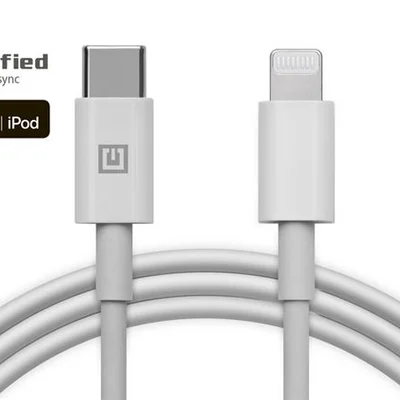Кабель REAL-EL USB Type-C - Lightning (M/M), 2 м, White (EL123500058)
