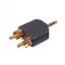 Перехідник Cablexpert 3.5 мм - 2хRCA (M/M), чорний (A-458) Перехідник Cablexpert 3.5 мм - 2хRCA (M/M), чорний (A-458)
